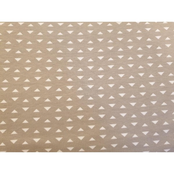 Jersey "Géométrique" beige Jersey "Géométrique" beige