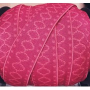 Élastique fantaisie rouge