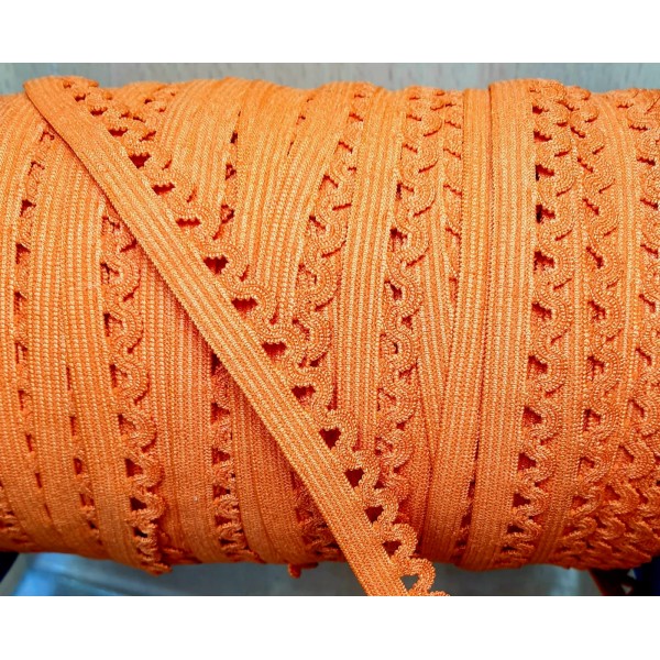 Elastique fantaisie orange Elastique fantaisie orange