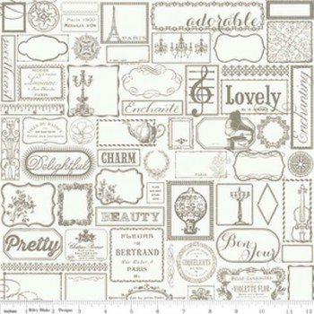 Label in Gray, Riley Blake