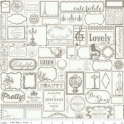 Label in Gray, Riley Blake