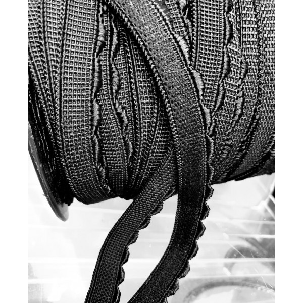 Elastique fantaisie noir Elastique fantaisie noir