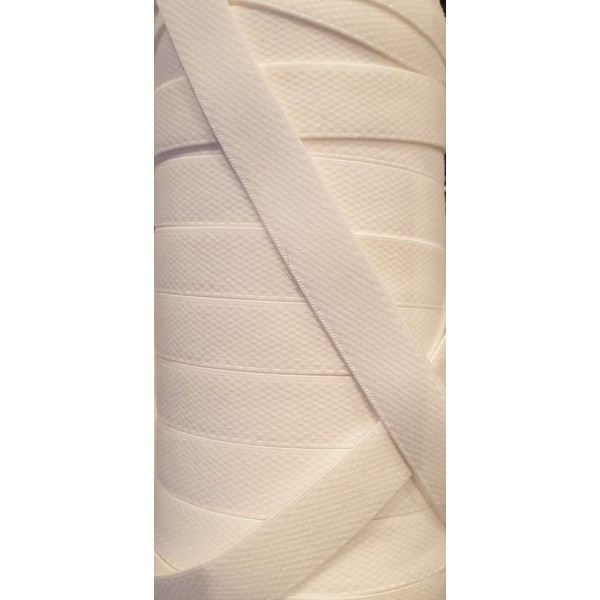 Elastique plat blanc Elastique plat blanc