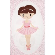 Coton Panneau "Danseuse"