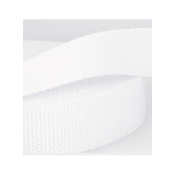 Sangle polypropylène Blanche Sangle polypropylène Blanche