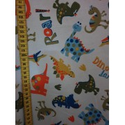 Coton "Dinosaures"