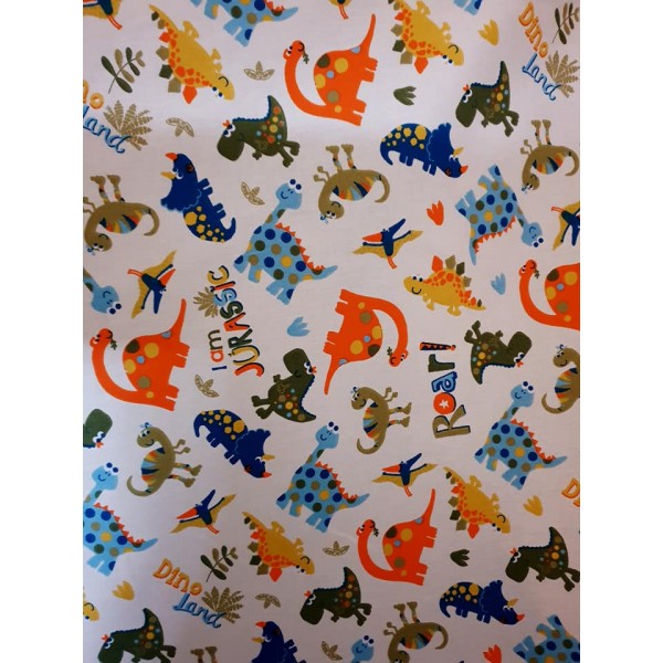 Coton "Dinosaures" Coton "Dinosaures"