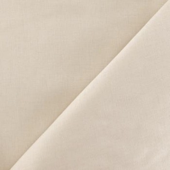 Coton uni Beige