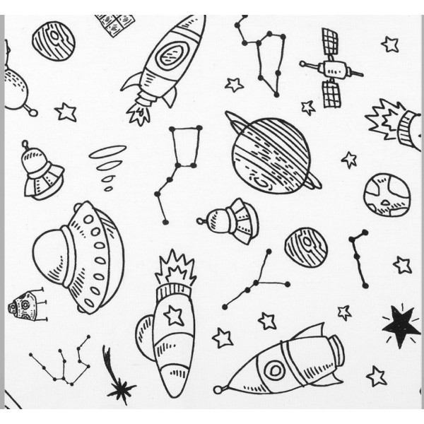 Coton à colorier "Dans l'espace" Coton à colorier "Dans l'espace"