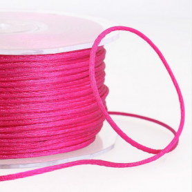 Cordon "Queue de rat" Fushia