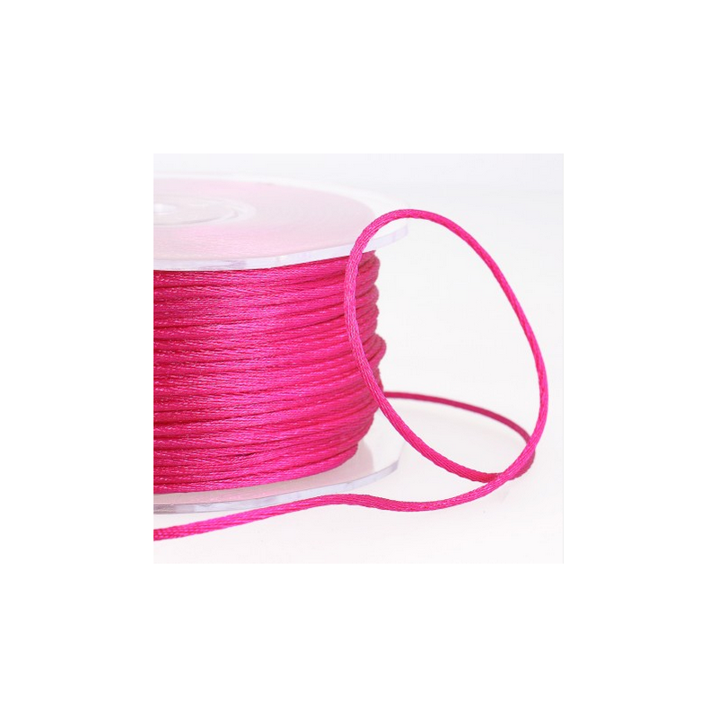 Cordon "Queue de rat" Fushia