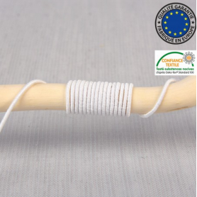 Elastique rond Blanc