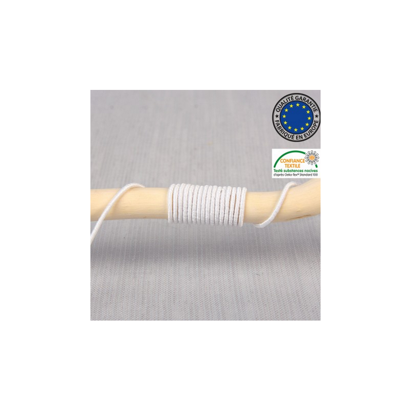 Elastique rond Blanc