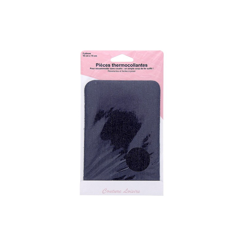 Pièces coton thermocollantes Jean - 2 pièces