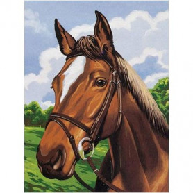 Kit Canevas Portrait Cheval...