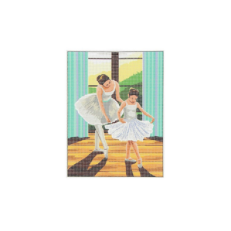 Kit Canevas Leçon de danse 15 x 20 cm