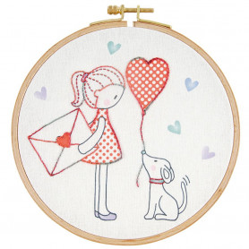 Kit de broderie "La lettre...