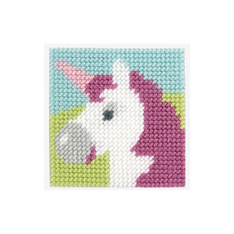 Kit canevas pour enfant - La licorne