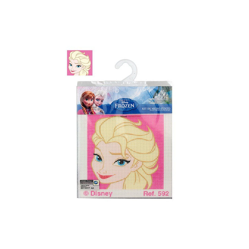 Kit canevas Disney "Elsa Reine des neiges"