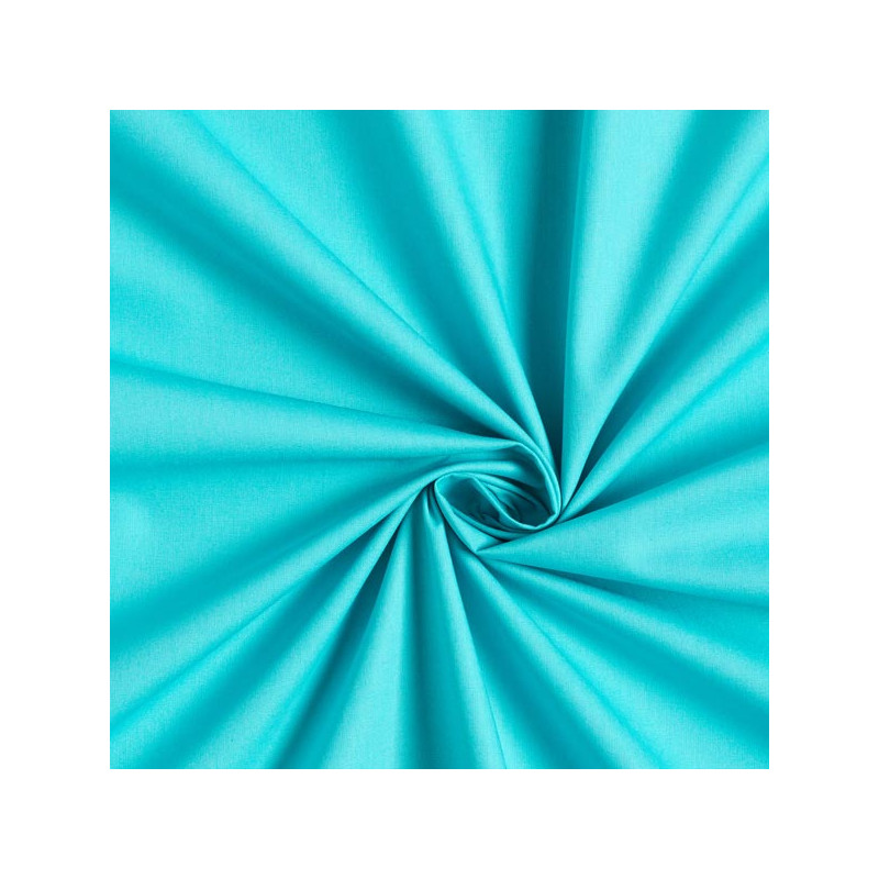 Coton uni Turquoise