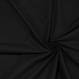Coton uni Noir