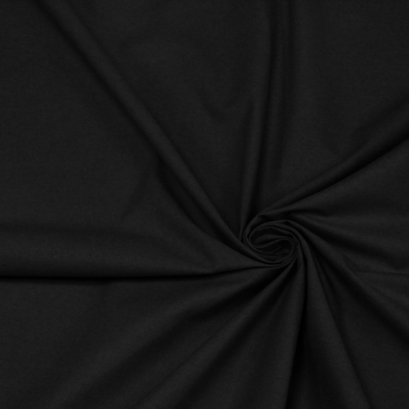 Coton uni Noir