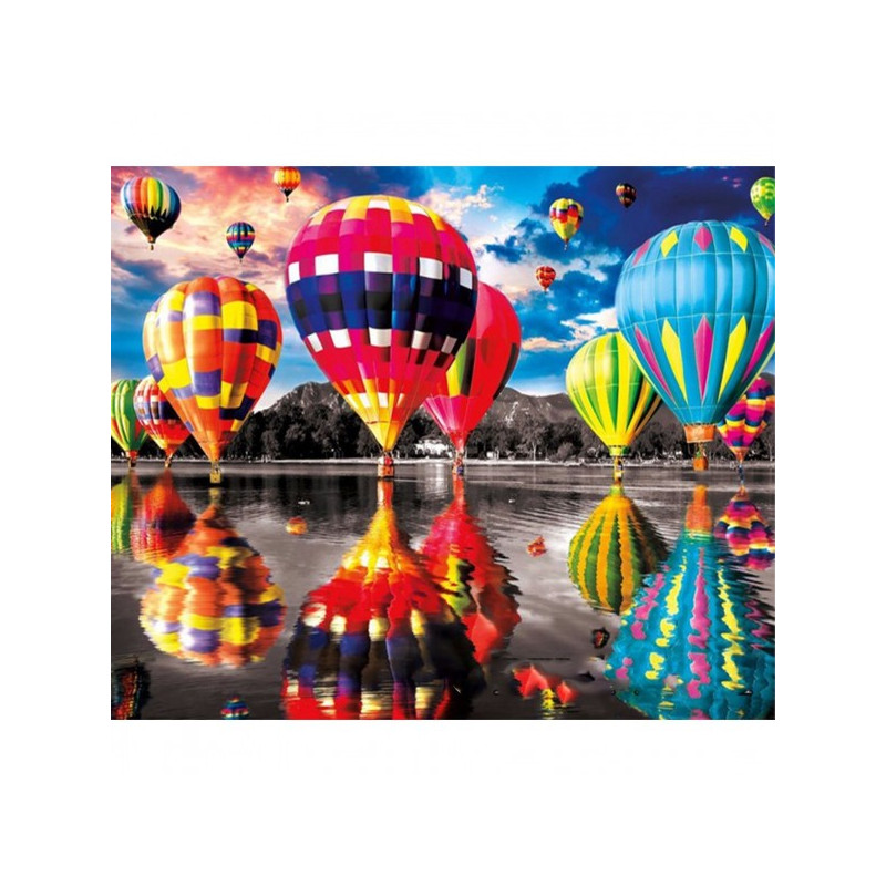 Kit de broderie diamant - Montgolfières