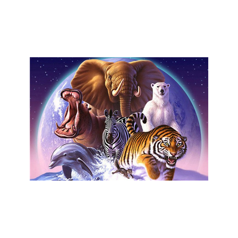 Kit de broderie diamant - Jungle