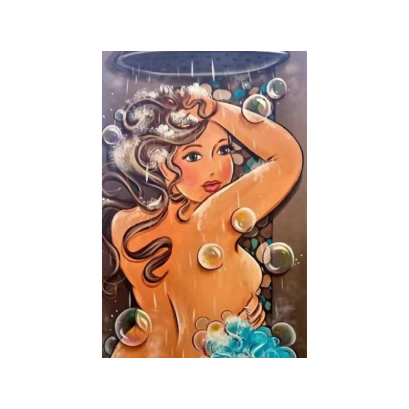 Kit de broderie diamant - Sous la douche