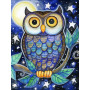 Kit de broderie diamant - Hibou