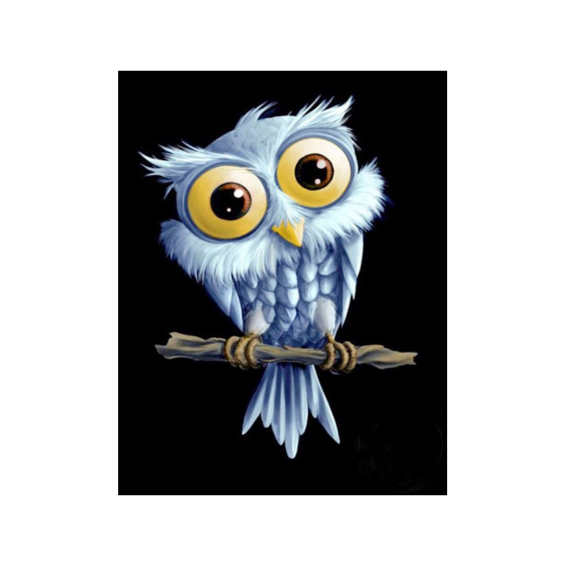Kit de broderie diamant - Hibou