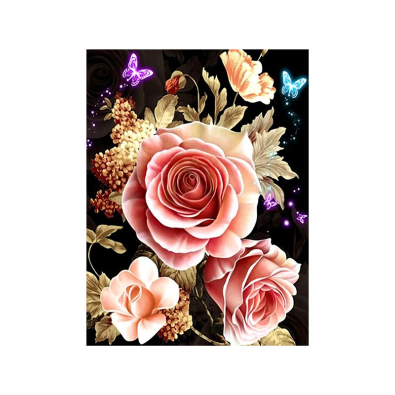Kit de broderie diamant - Roses