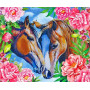 Kit de broderie diamant - Chevaux