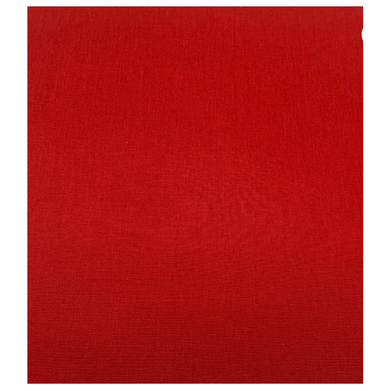 Coton uni Rouge