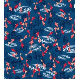 Coton "Carpe Koi"