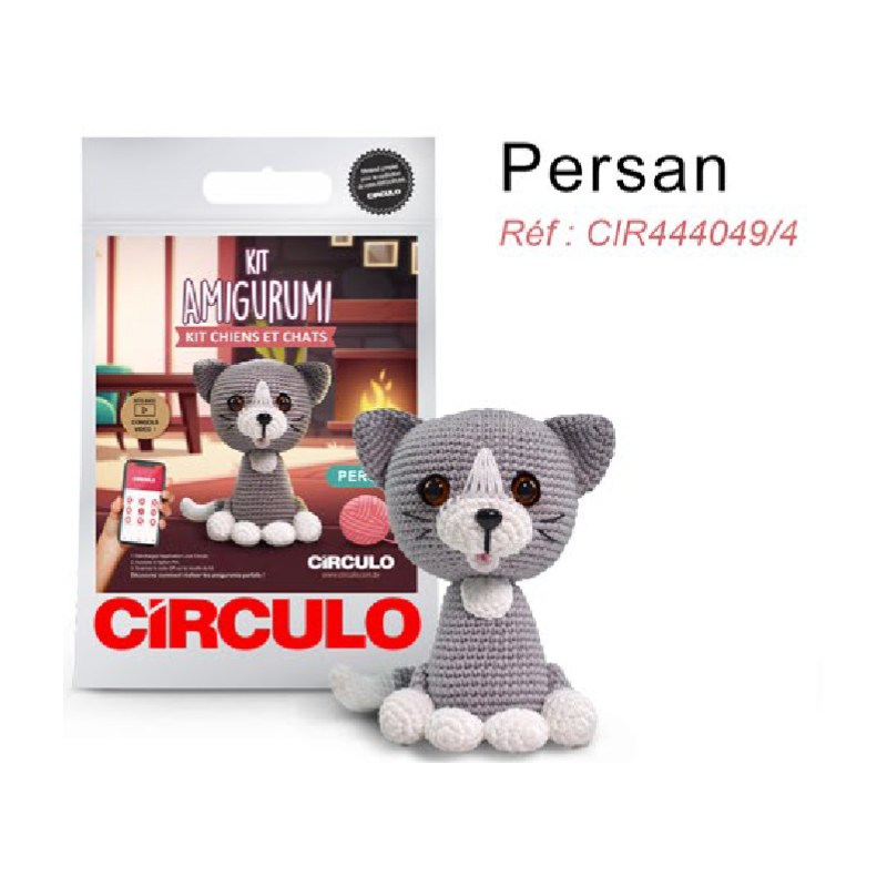 KIT AMIGURUMI CHAT PERSAN