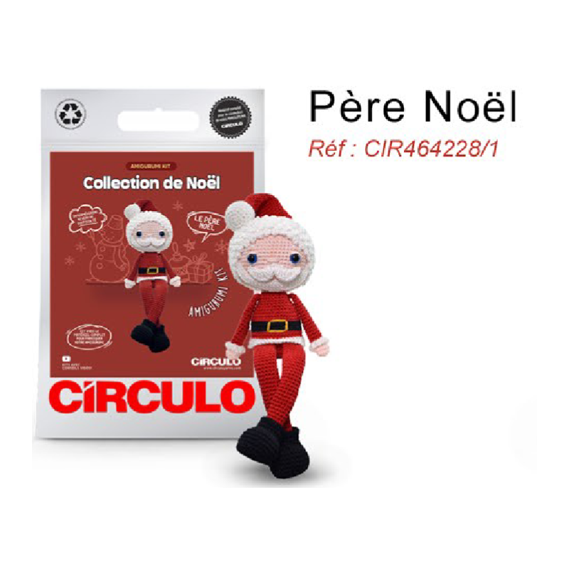 KIT AMIGURUMI PERE NOEL