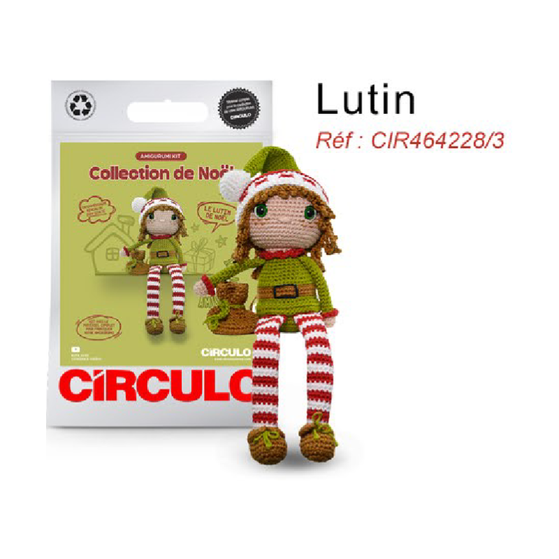 KIT AMIGURUMI LUTIN