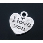 Charm breloque "I love you"