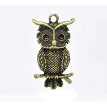 Charm breloque Hibou