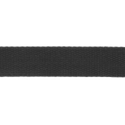 Sangle coton Noire - 30mm