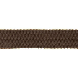 Sangle coton Marron - 30mm