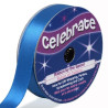 Ruban satin - Bleu -13mm