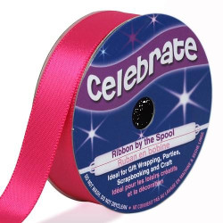 Ruban satin - Fushia -13mm