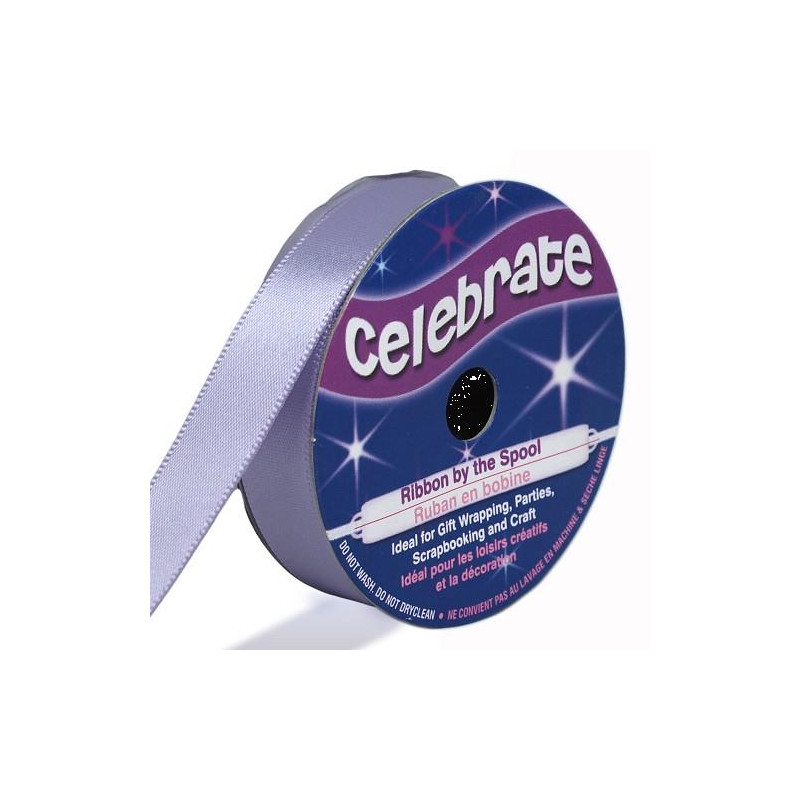 Ruban satin - Mauve -13mm