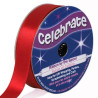 Ruban satin - Rouge -13mm