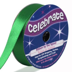 Ruban satin - Vert -13mm