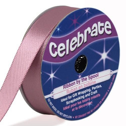 Ruban satin - Vieux rose -13mm