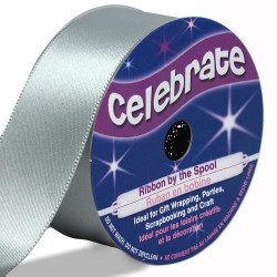 Ruban satin - Gris -25mm