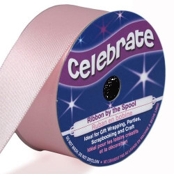 Ruban satin - Rose -25mm